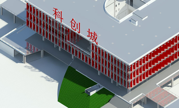 南通市通州湾大学城视频BIM建模